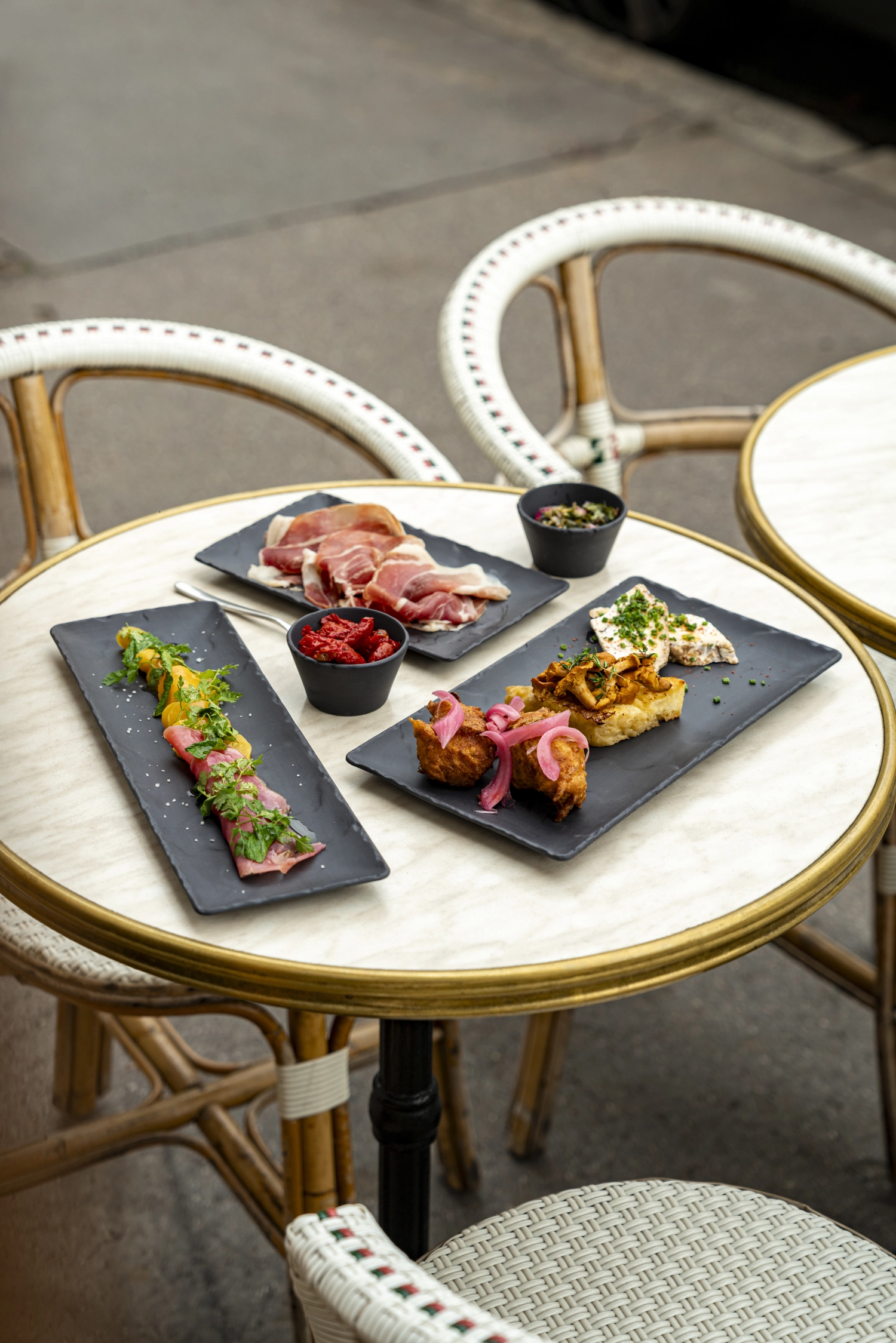 Basalt ramequin empliable