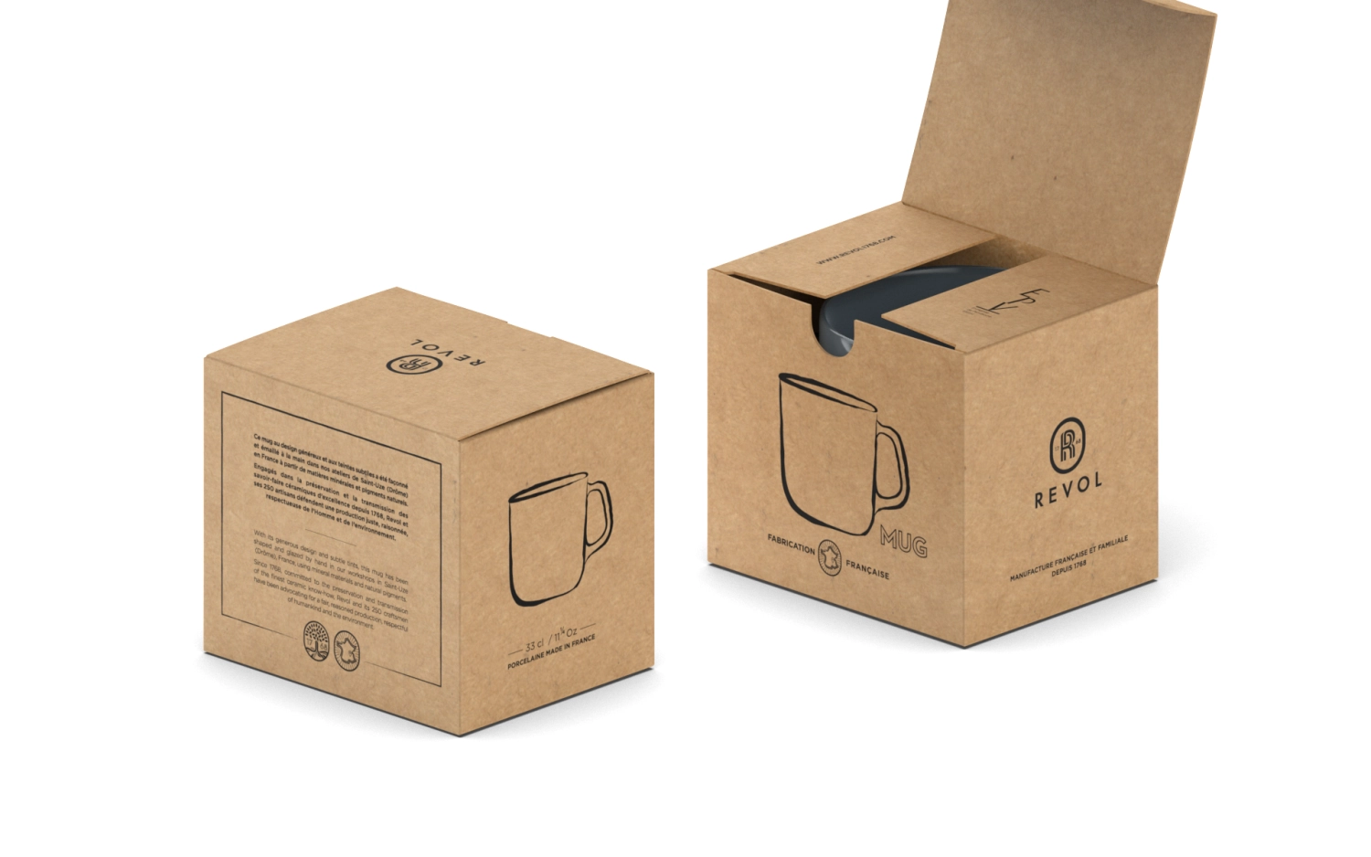 Madeleine mug coffret