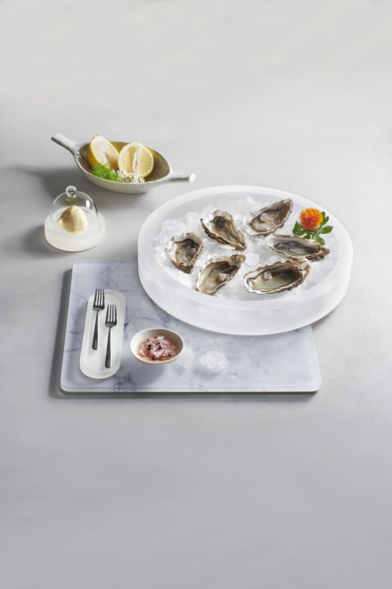 Ice podium assiette B&B