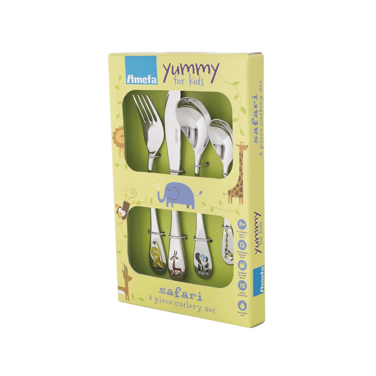 4 pièces Couverts Safari pour enfants