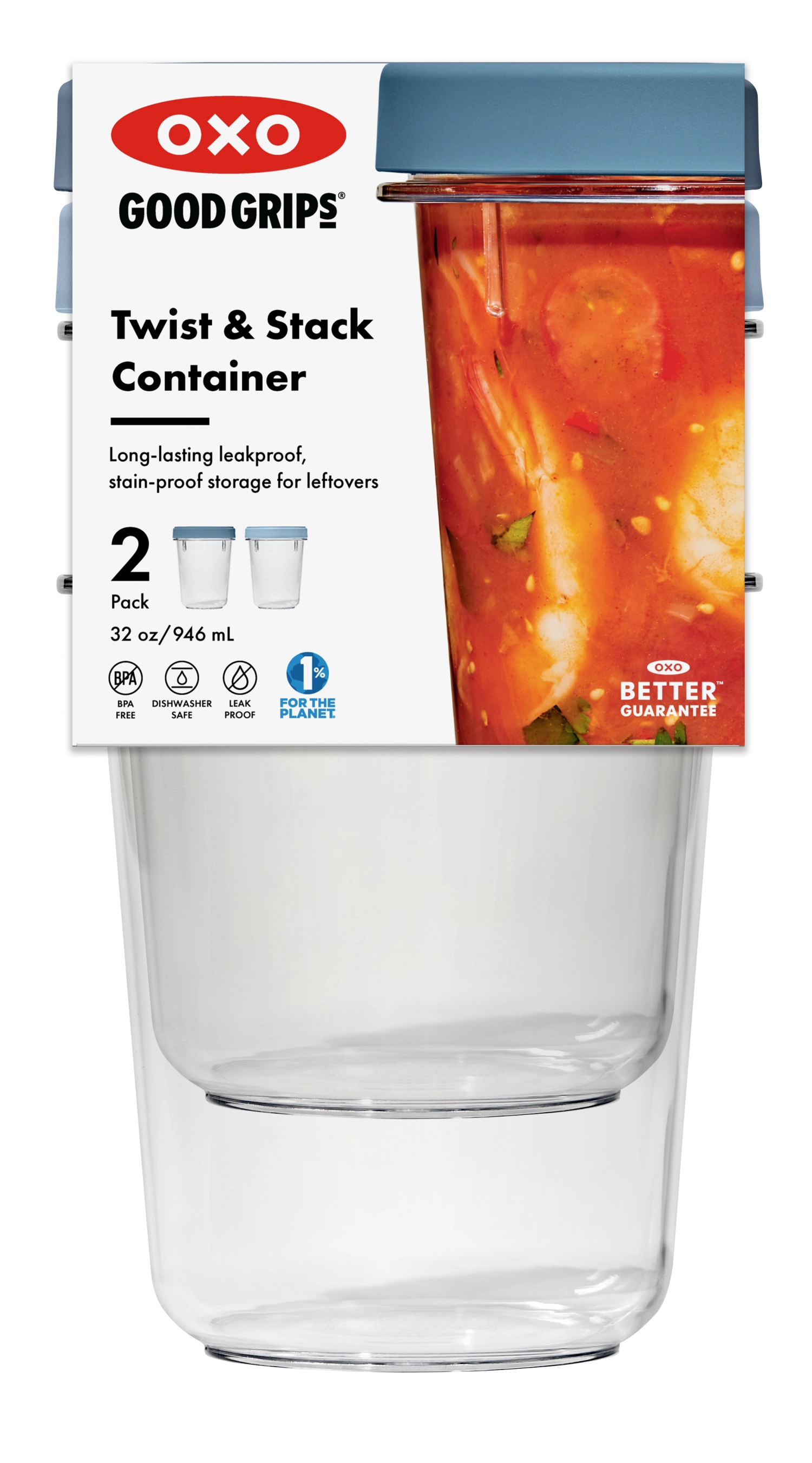 2er Set Good Grips Twist & Stack Aufbewahrungsbox