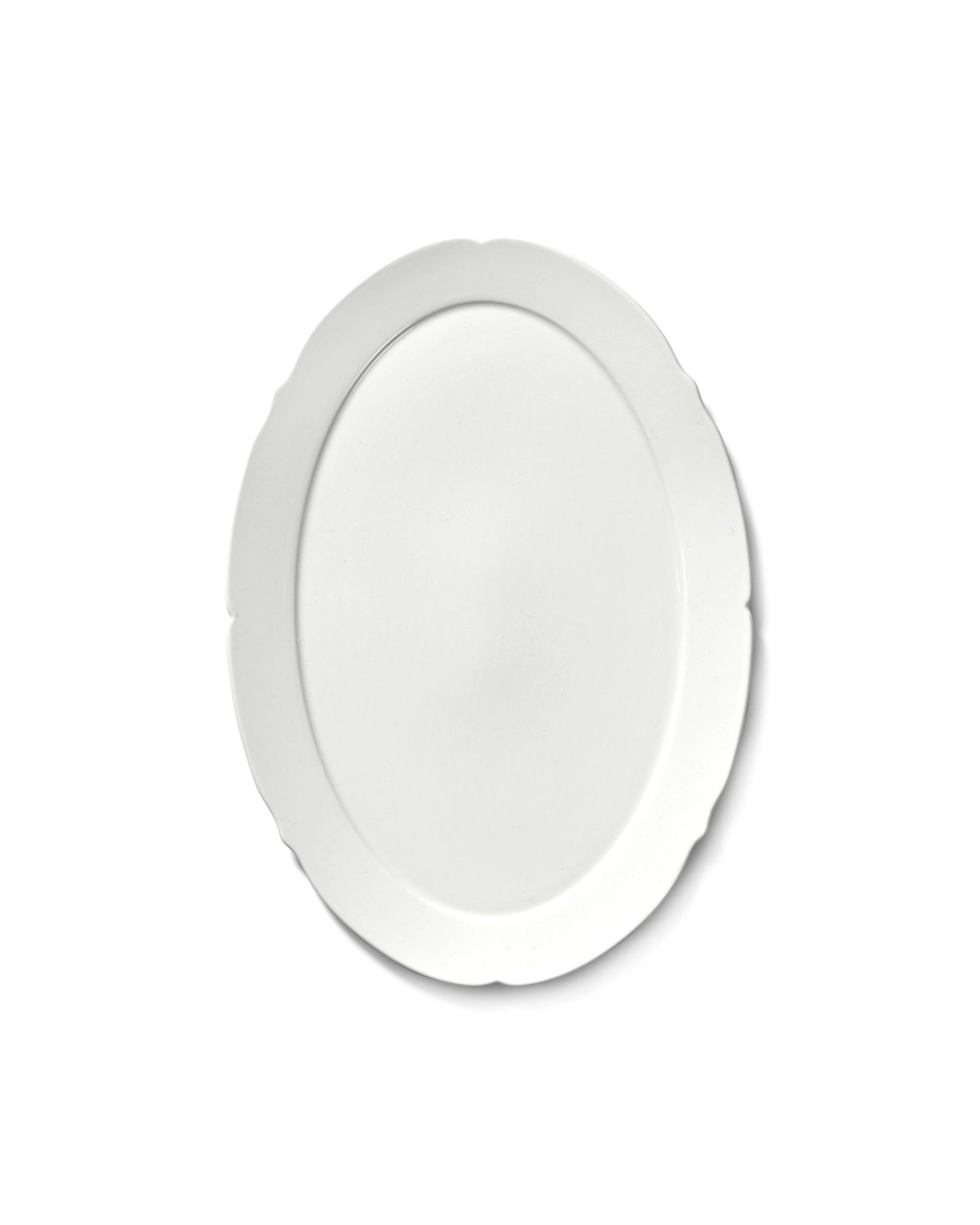 Silhouette Teller flach oval