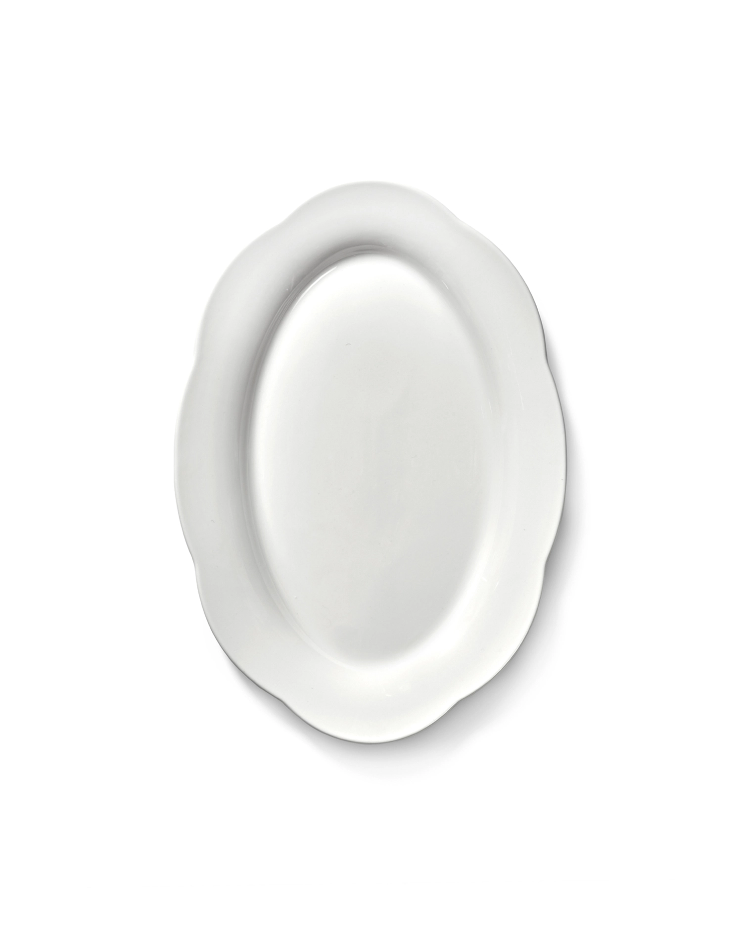 Silhouette assiette profonde ovale