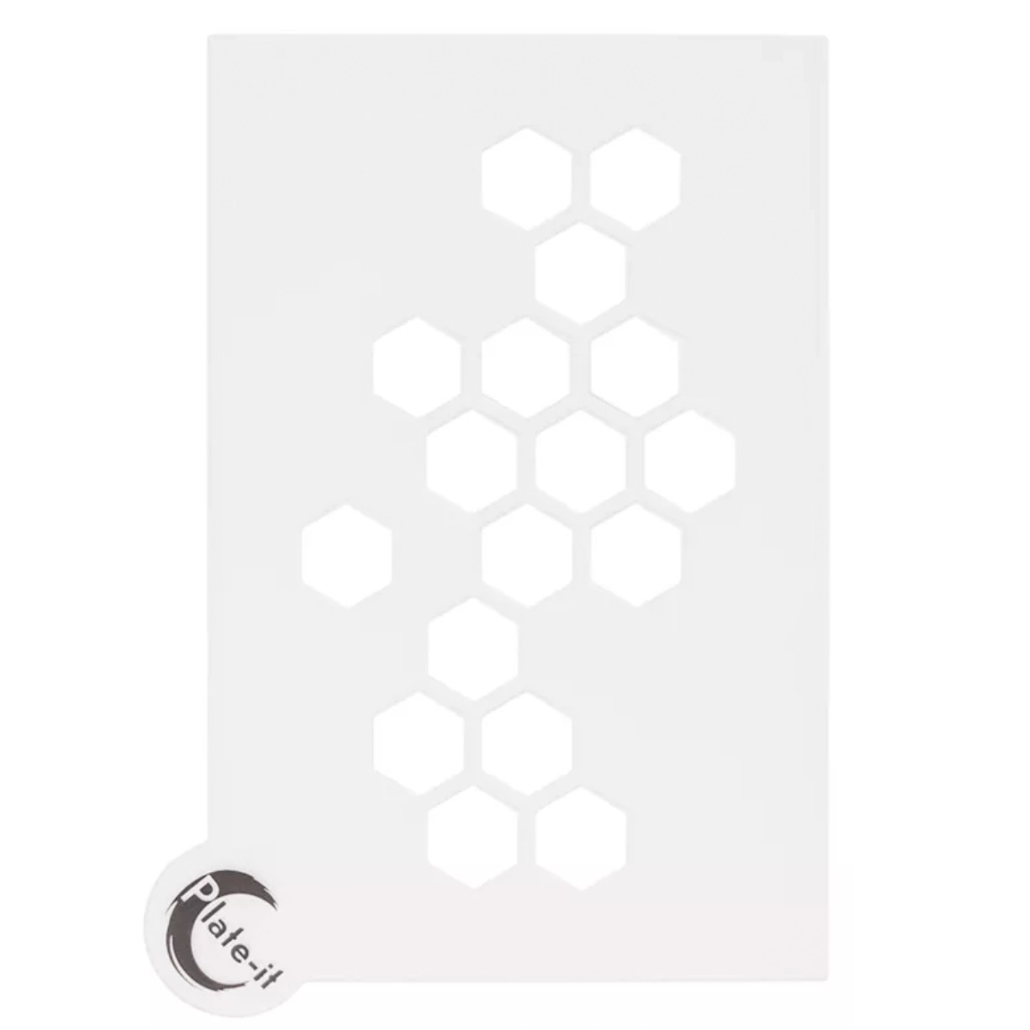 6tlg. Teller-Schablonenset Hexagon