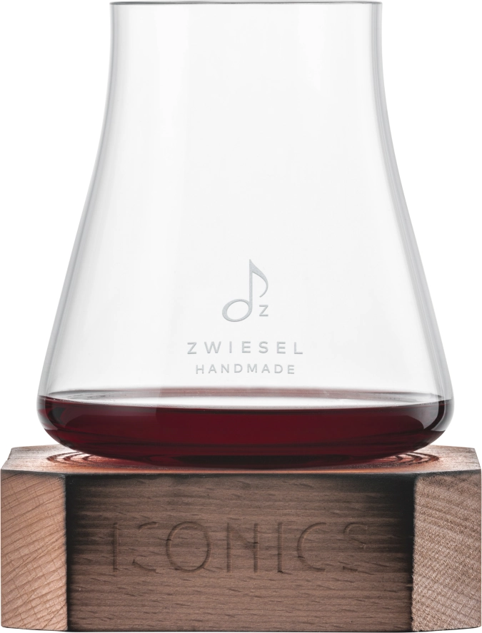 Iconics Becher m. Holzsockel