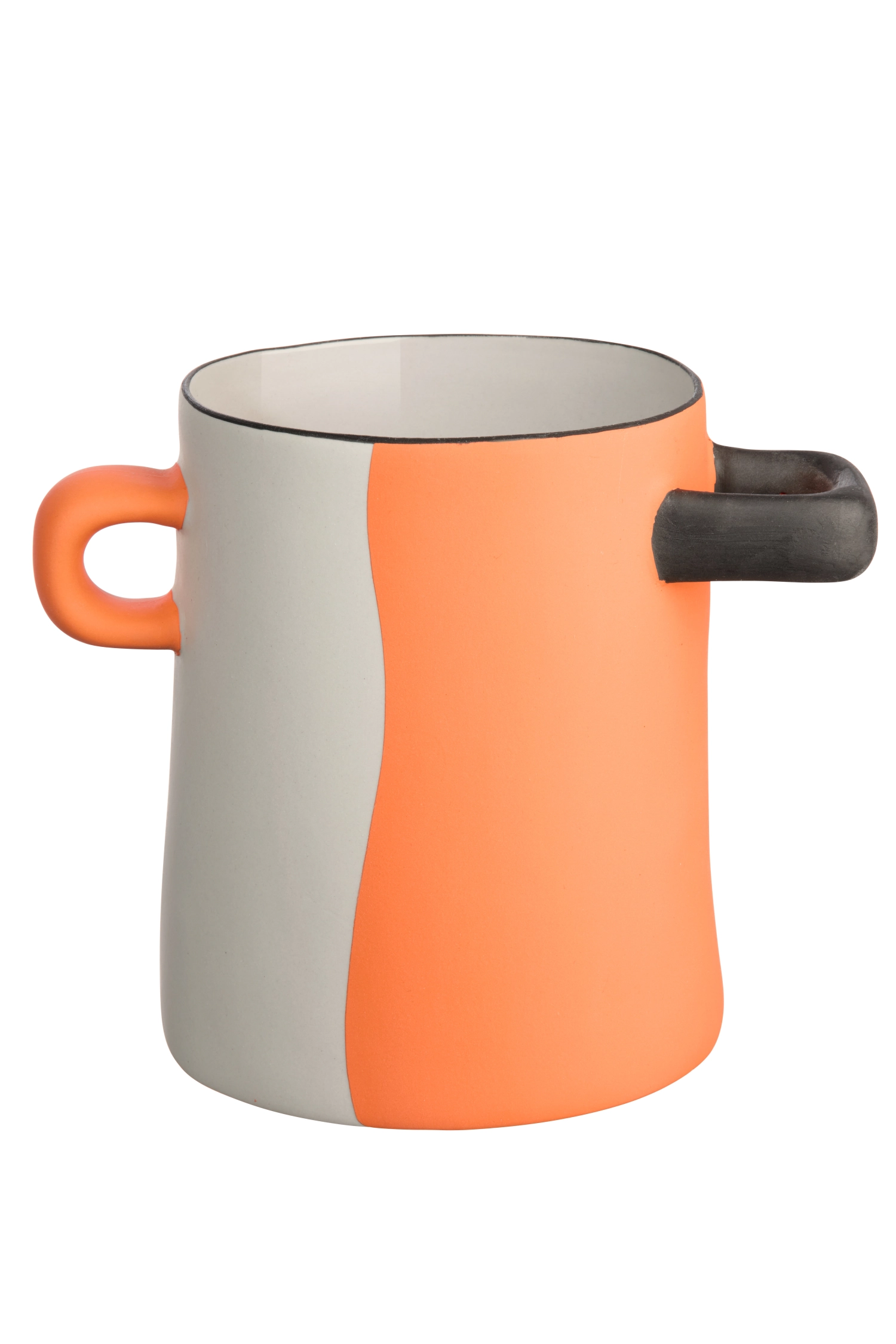 Rayu Vase orange geteilt