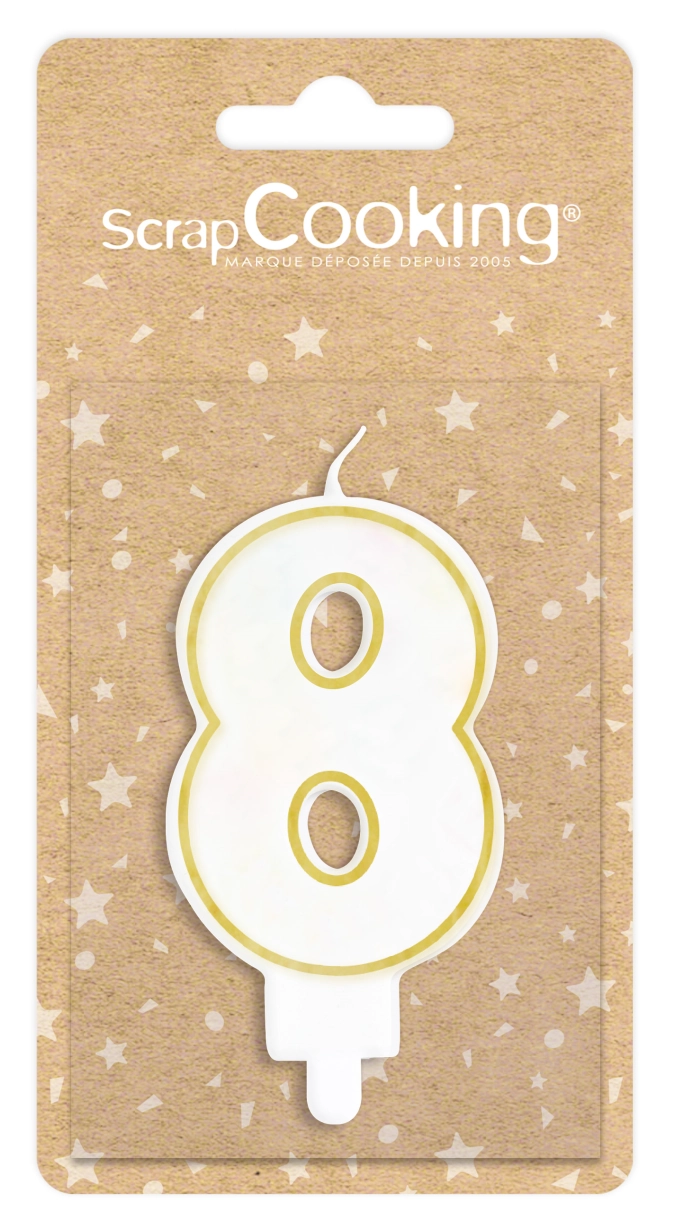 Bougie numéro 8