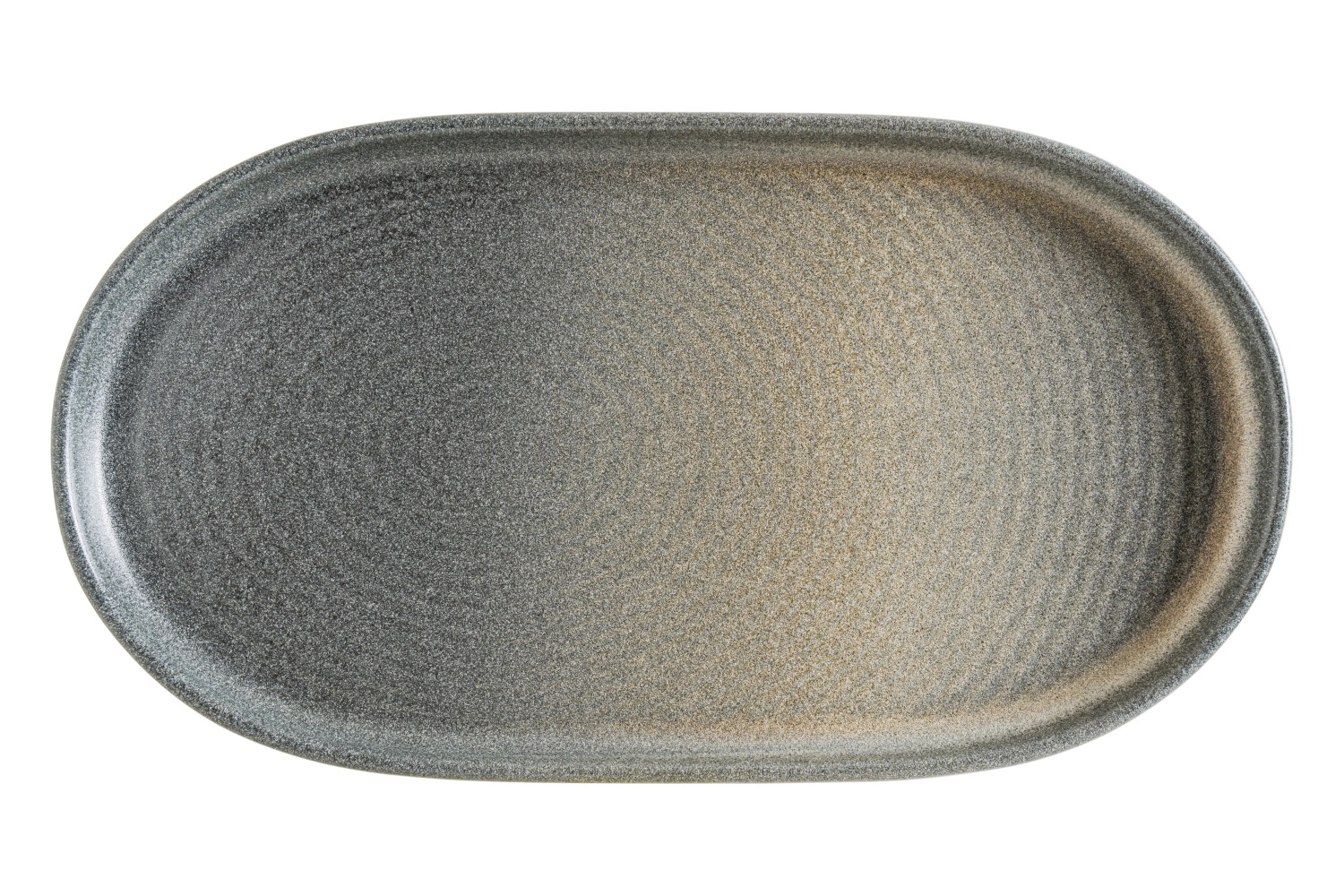 Ripple Hornfels Platte oval
