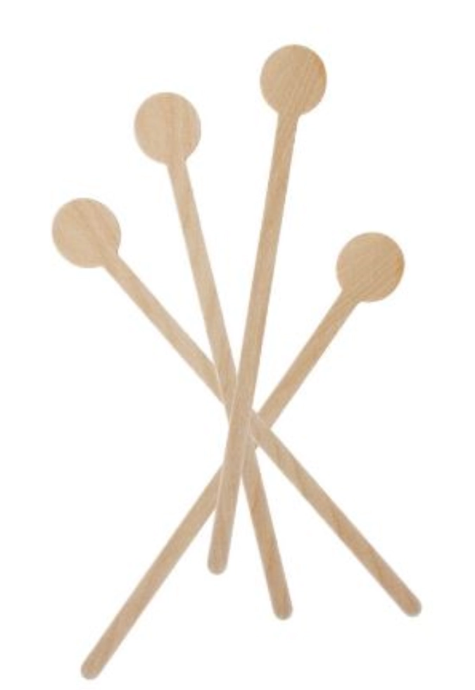 100er Set Holz-Cocktaillöffel