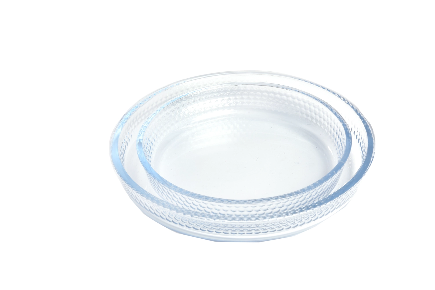 Lot de 2 moules à pâtisserie ronds en nid d'abeille