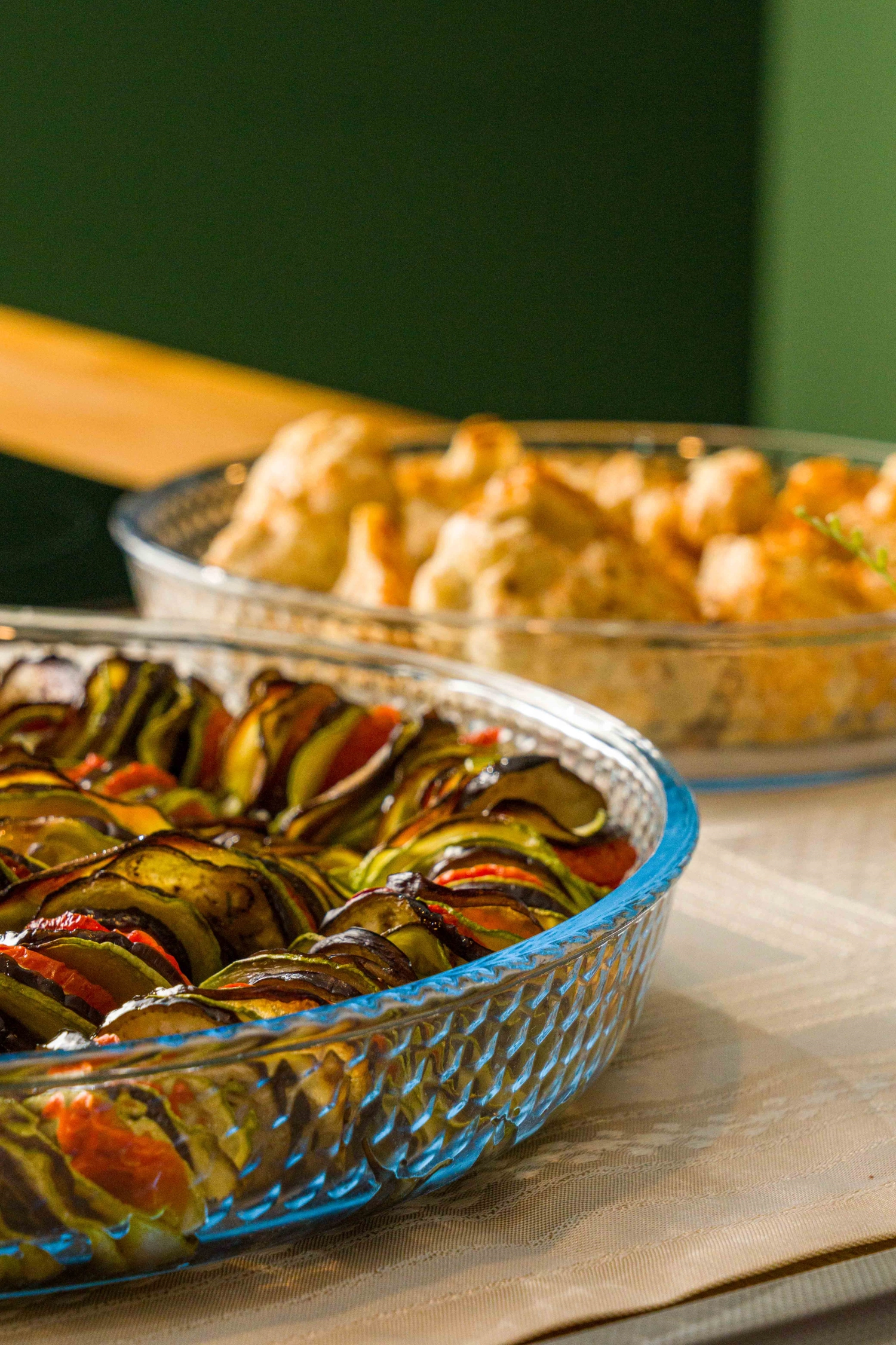 Lot de 2 moules à pâtisserie ronds en nid d'abeille