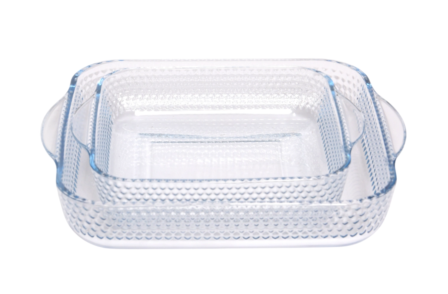 Lot de 2 moules à pâtisserie carrés en nid d'abeille