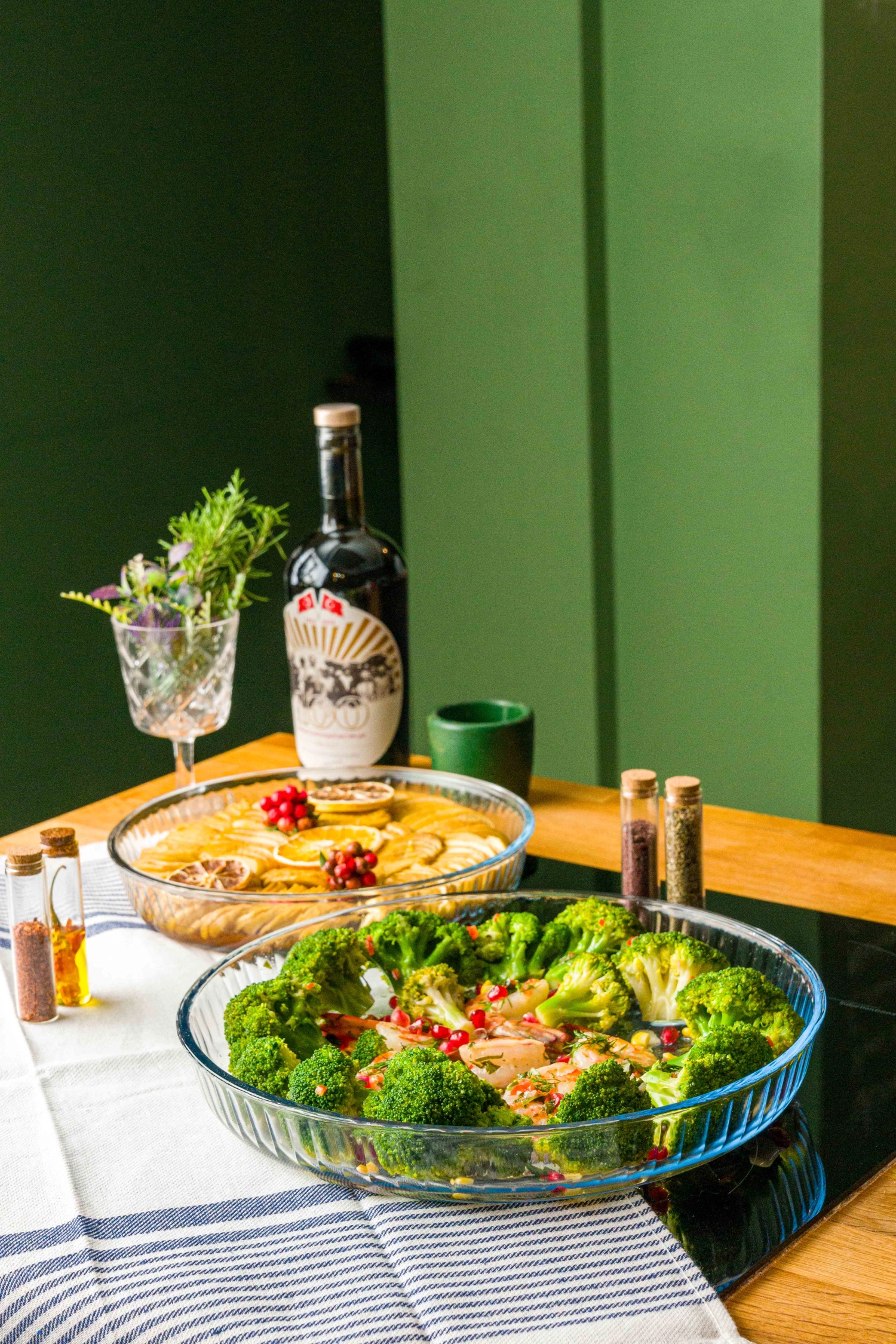 Auflaufform mit Prägung