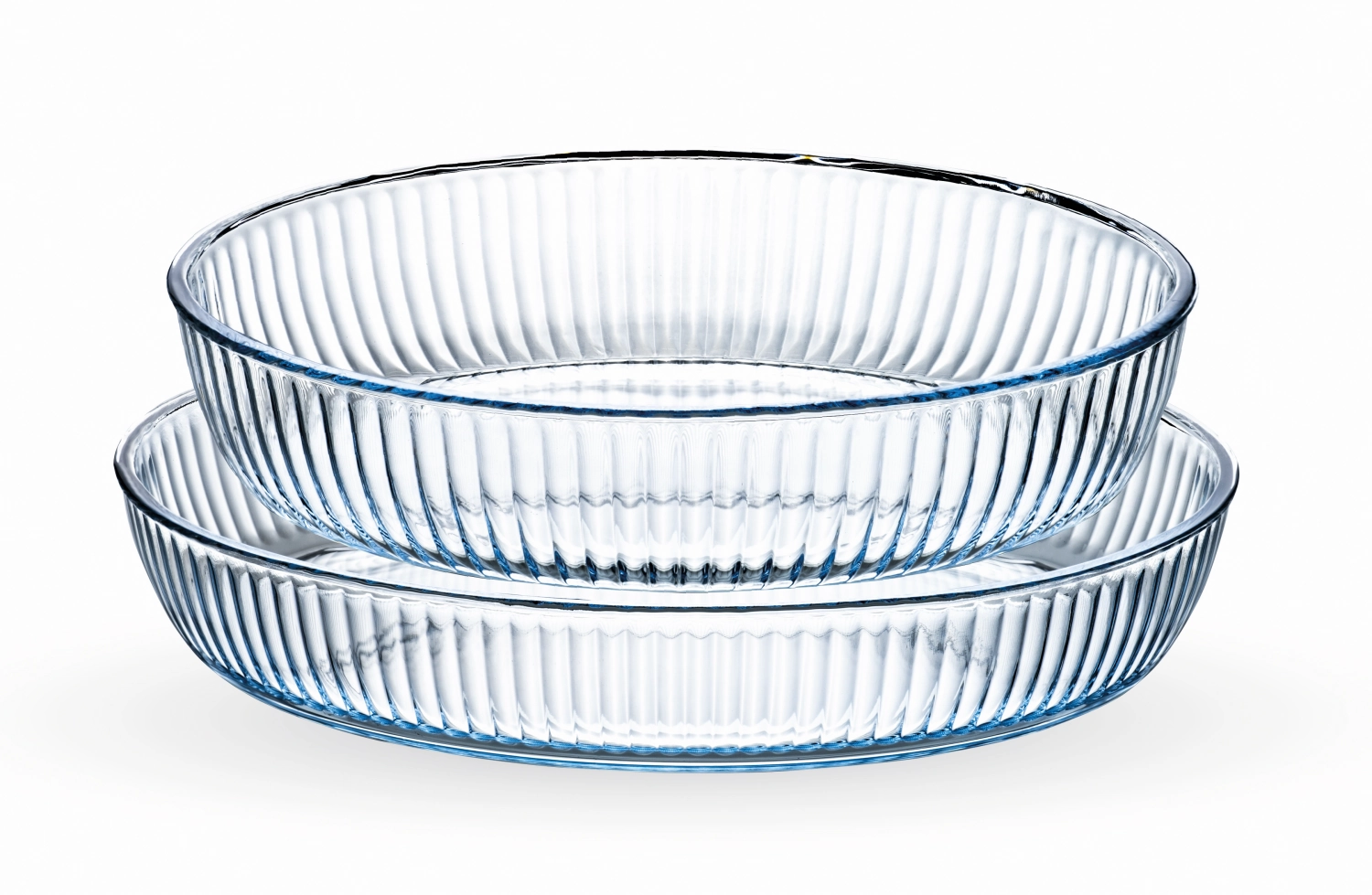 2er Set Auflaufform mit Prägung