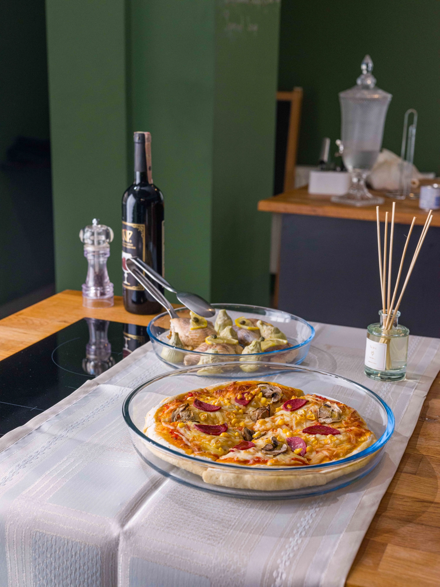 Lot de 2 plats à gratin ronds