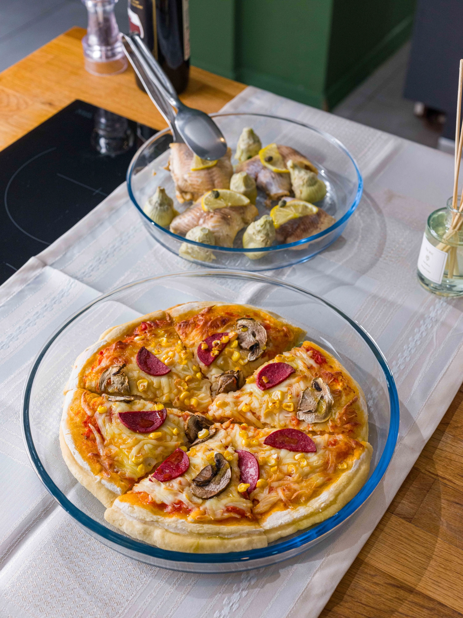 Lot de 2 plats à gratin ronds