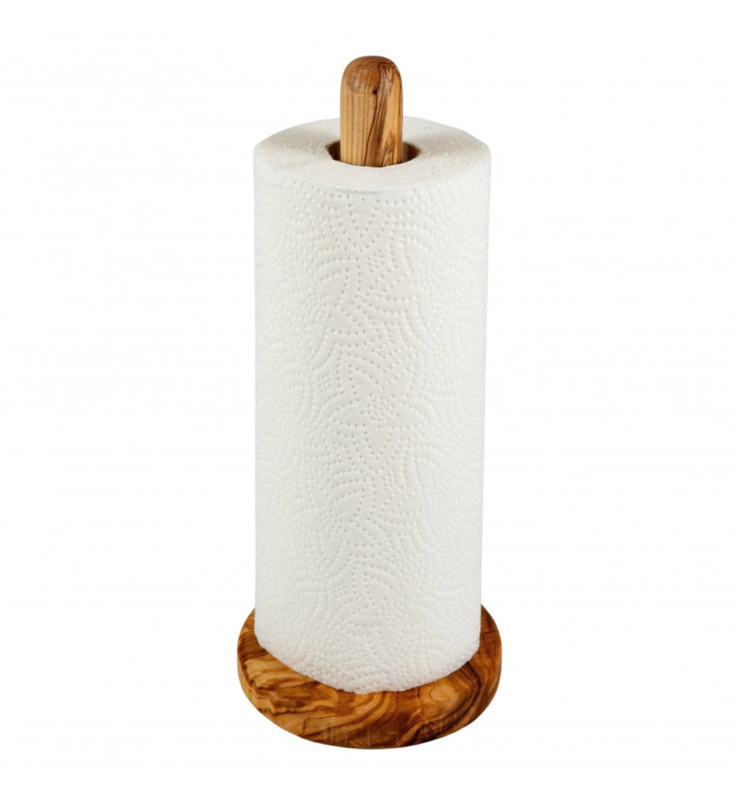 Küchenrollenhalter Olivenholz
