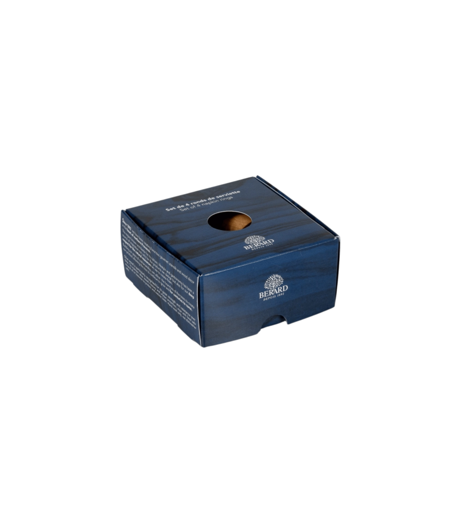 4 tlg. Serviettenringen Olivenholz