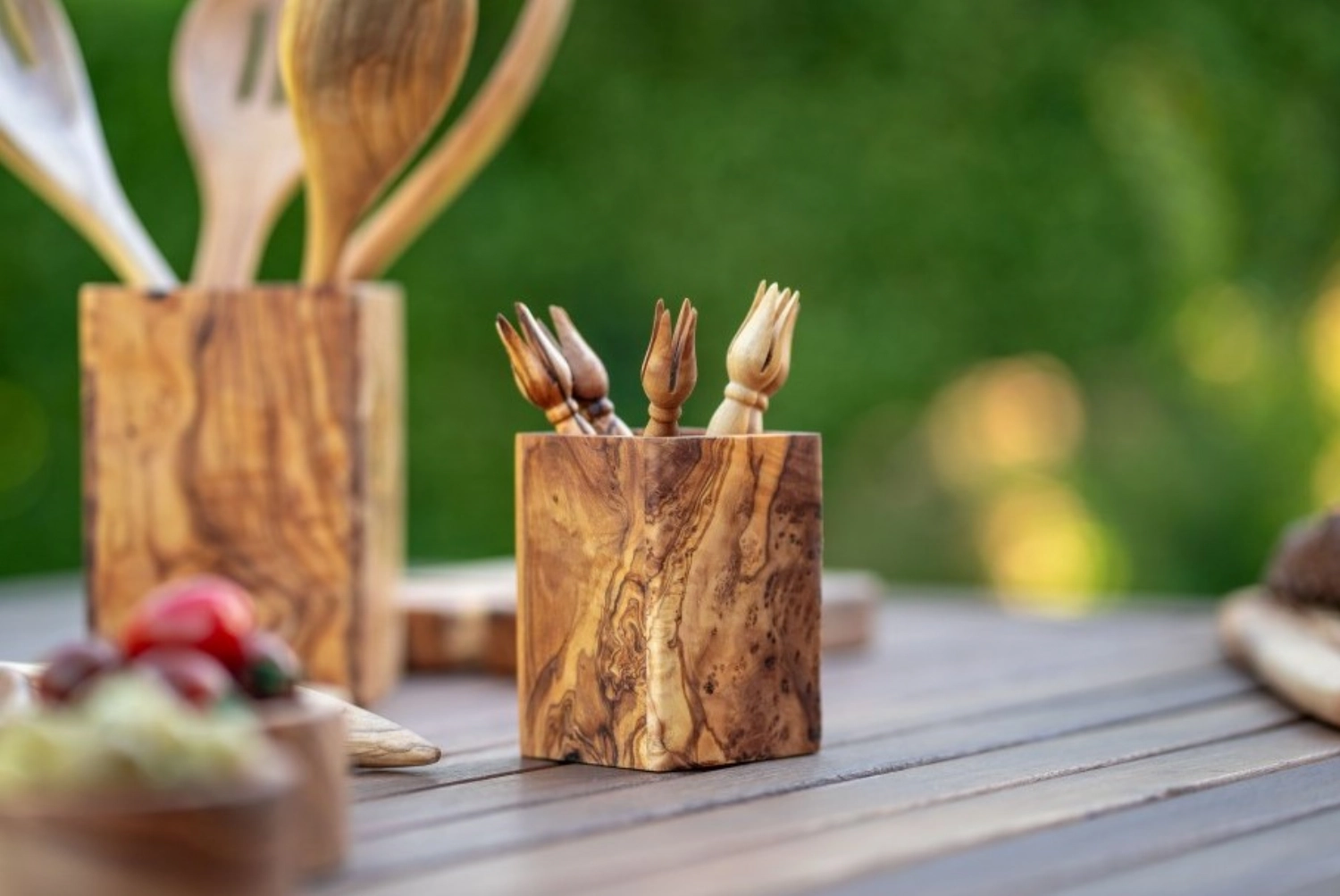 Utensilienbehälter klein Olivenhoz