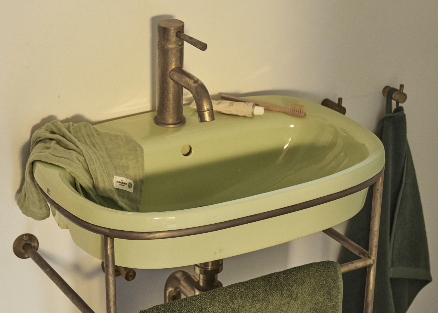 Fine set de 3 gants de toilette