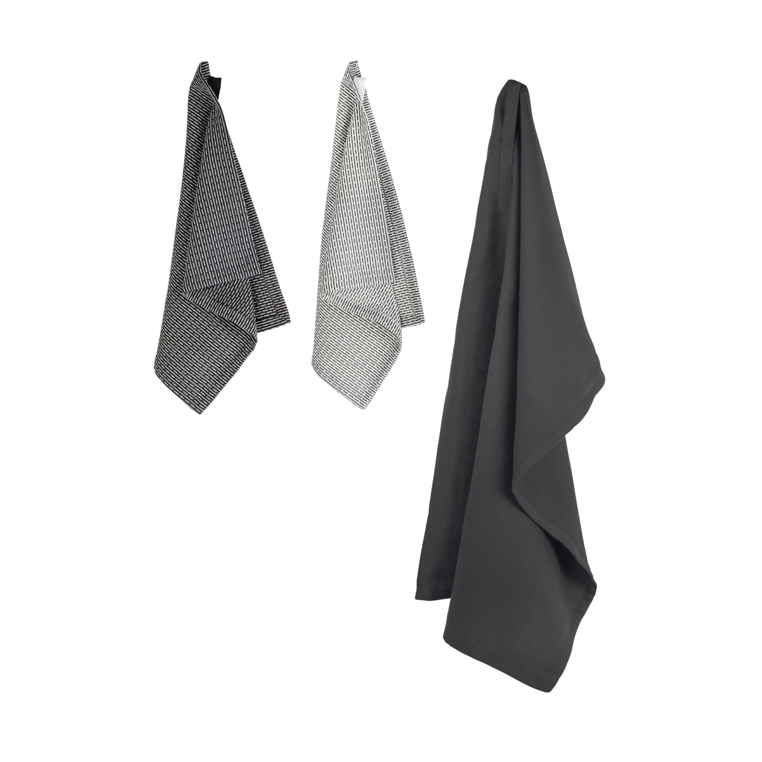 3er Set Geschirr- und Spültuch