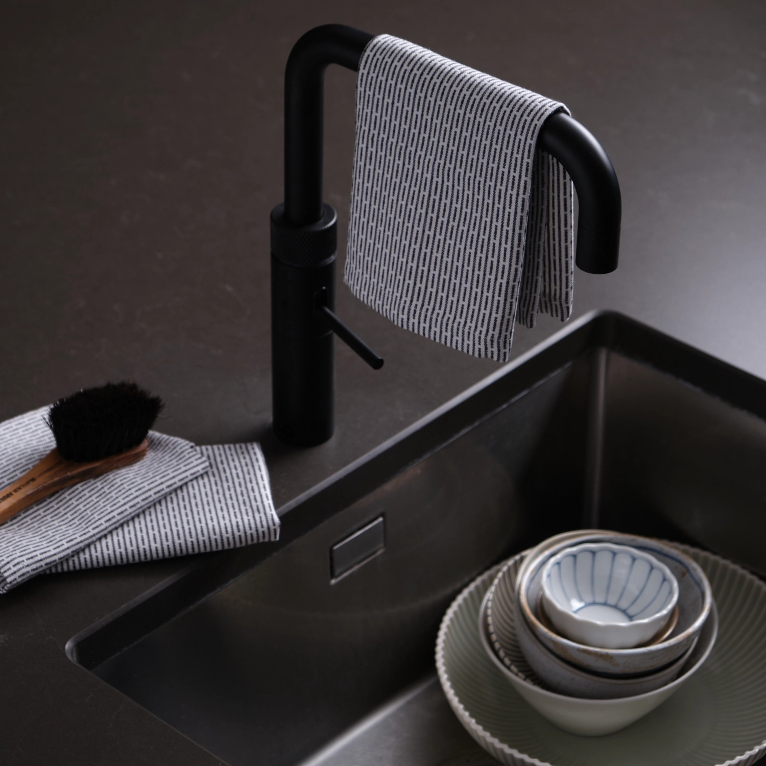 Set de 3 chiffon mouillé