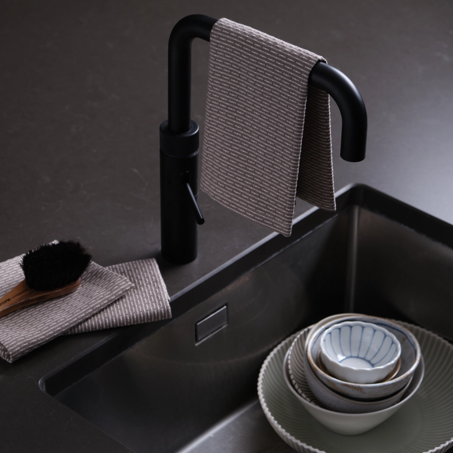 Set de 3 chiffon mouillé