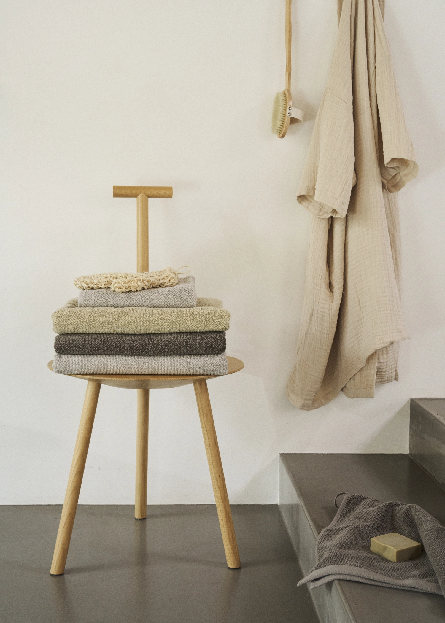 Mild set cadeau serviette de bain et de toilette