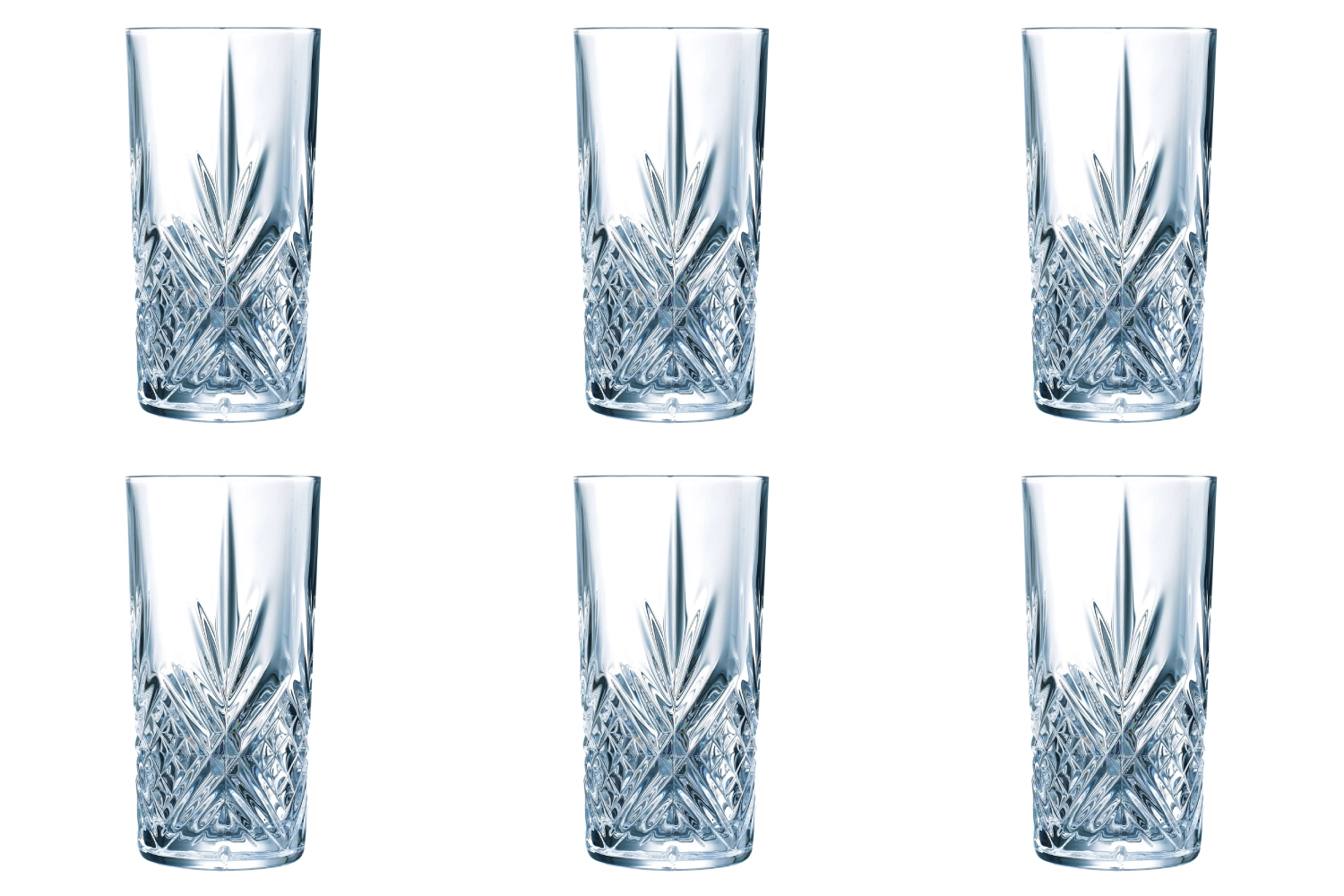 6er Set Broadway Becher