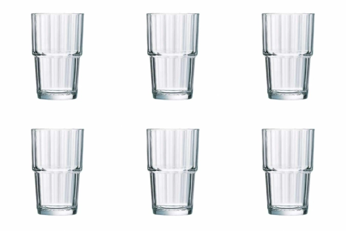 Set de 6 verres Norvege