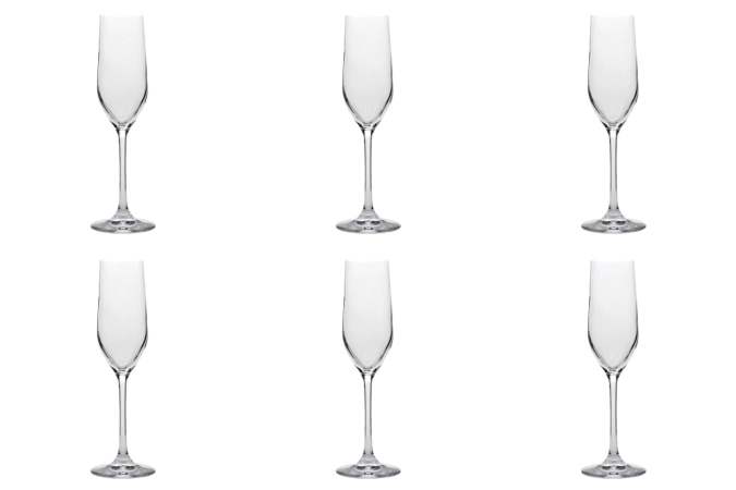 6er Set Grand Cuvée Sektkelch 1dl geeicht