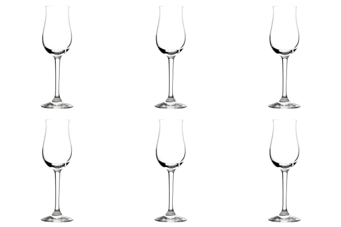 6er Set Bar&Liqueur Destillat 104ml 5cl geeicht