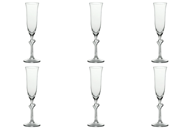 6er Set L'Amour Sektkelch 175ml