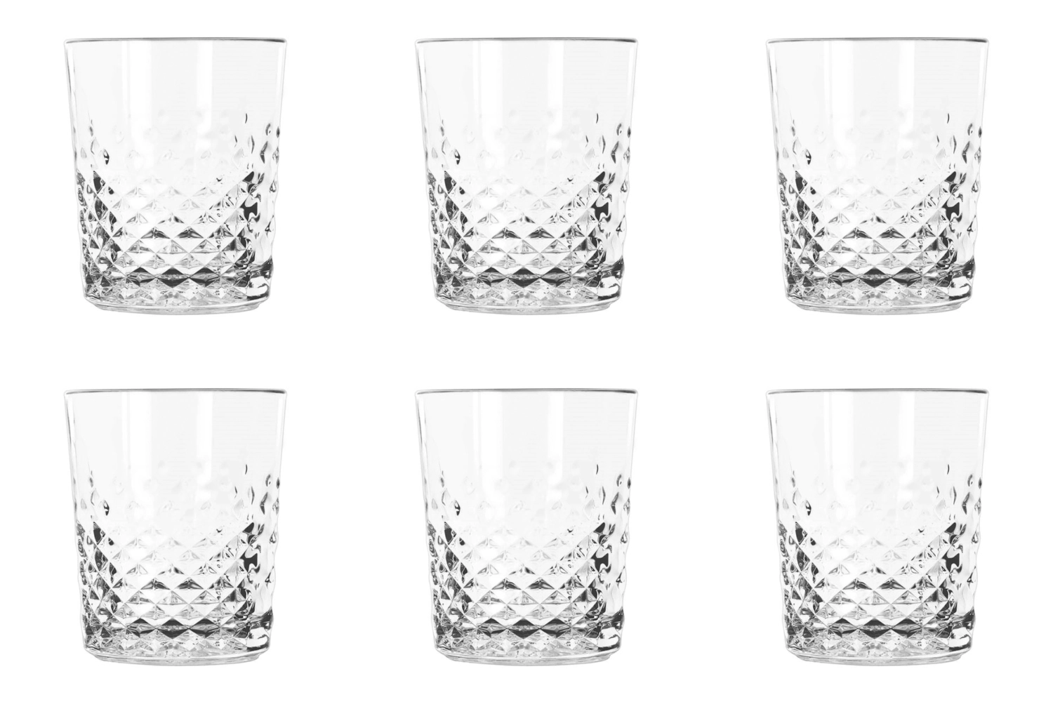 6er Set Libbey Trinkglas Carats DOF