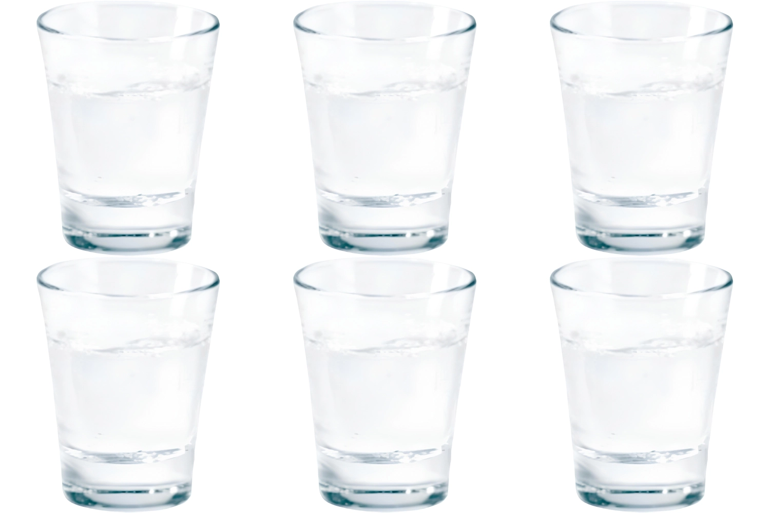 Set de 6 verres à eau Caffeino