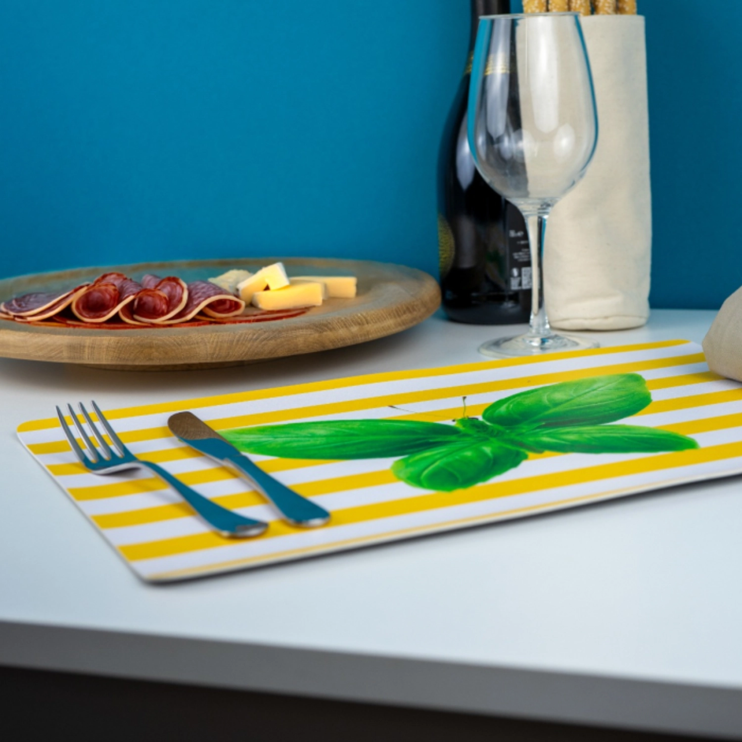 Set de table imprimé recto-verso Papillon