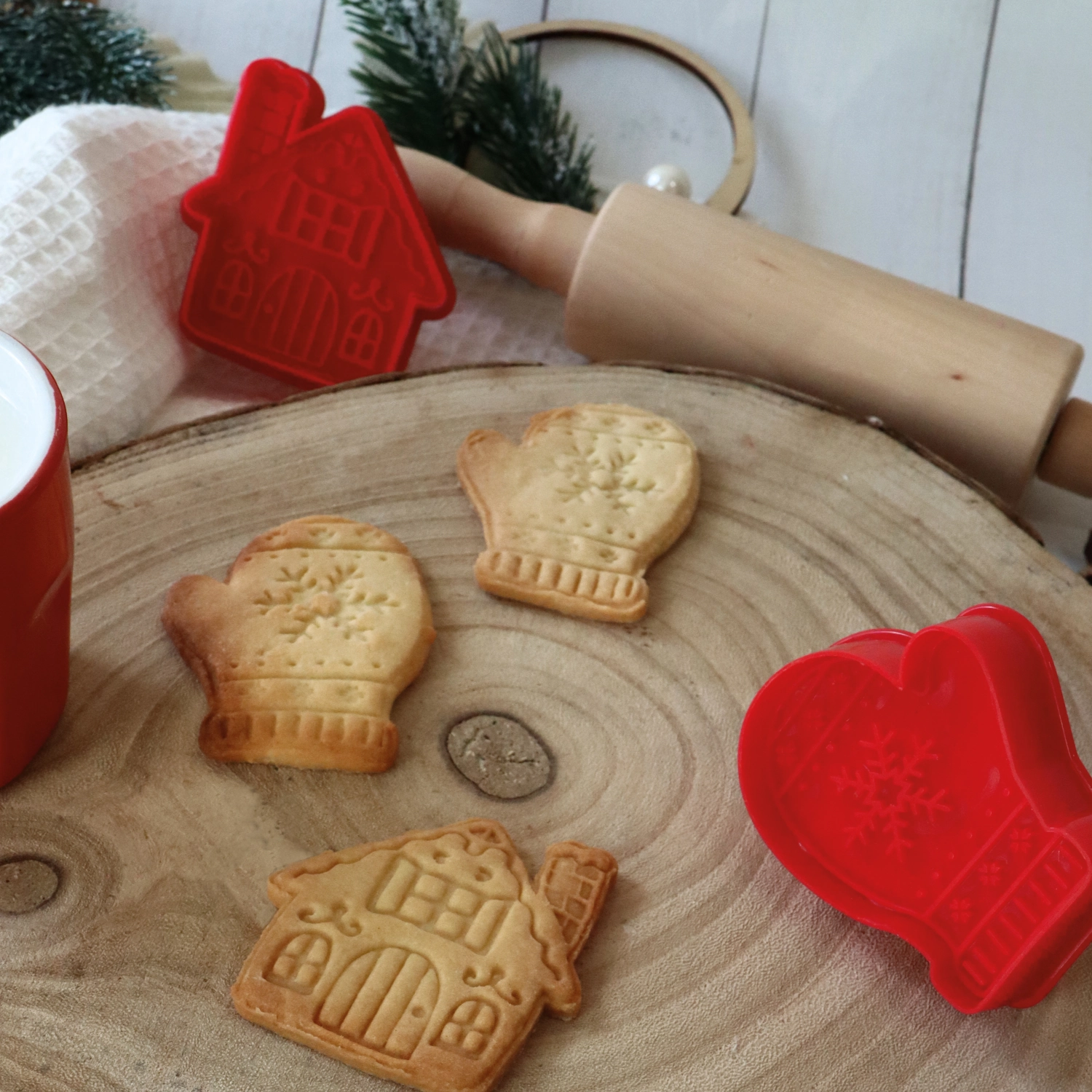 2er Set Ausstechformen Weihnachten