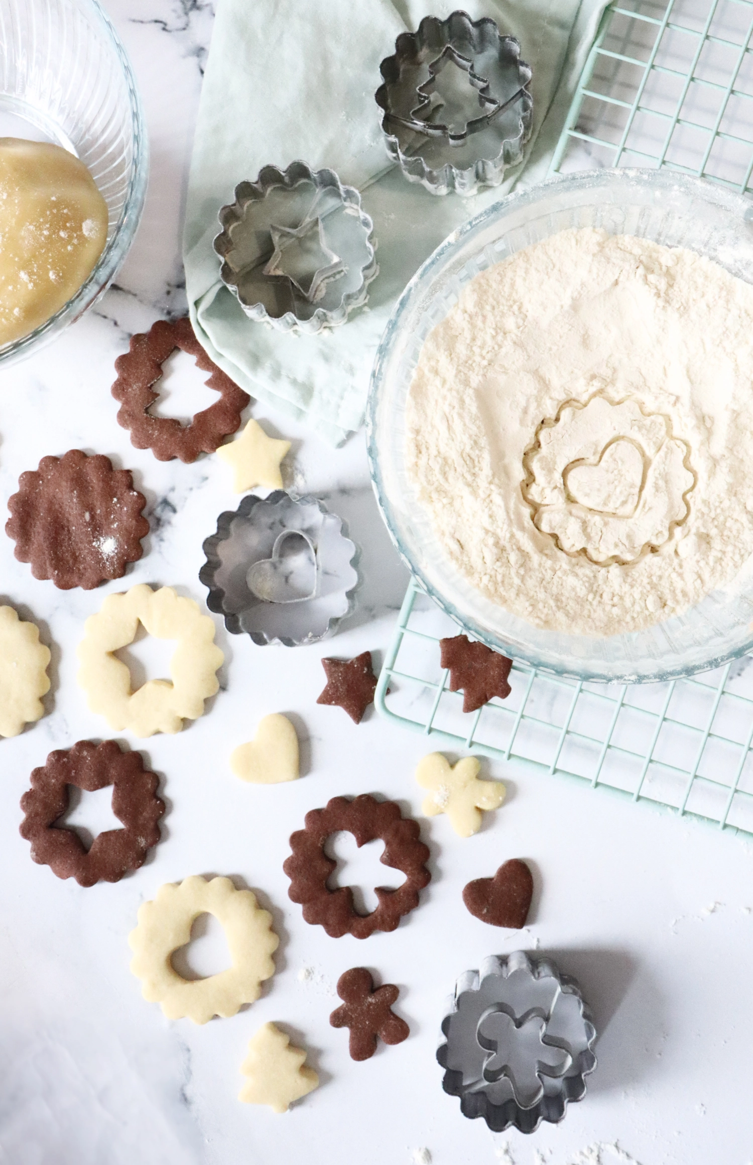 4er Set Ausstechformen Spitzbuben