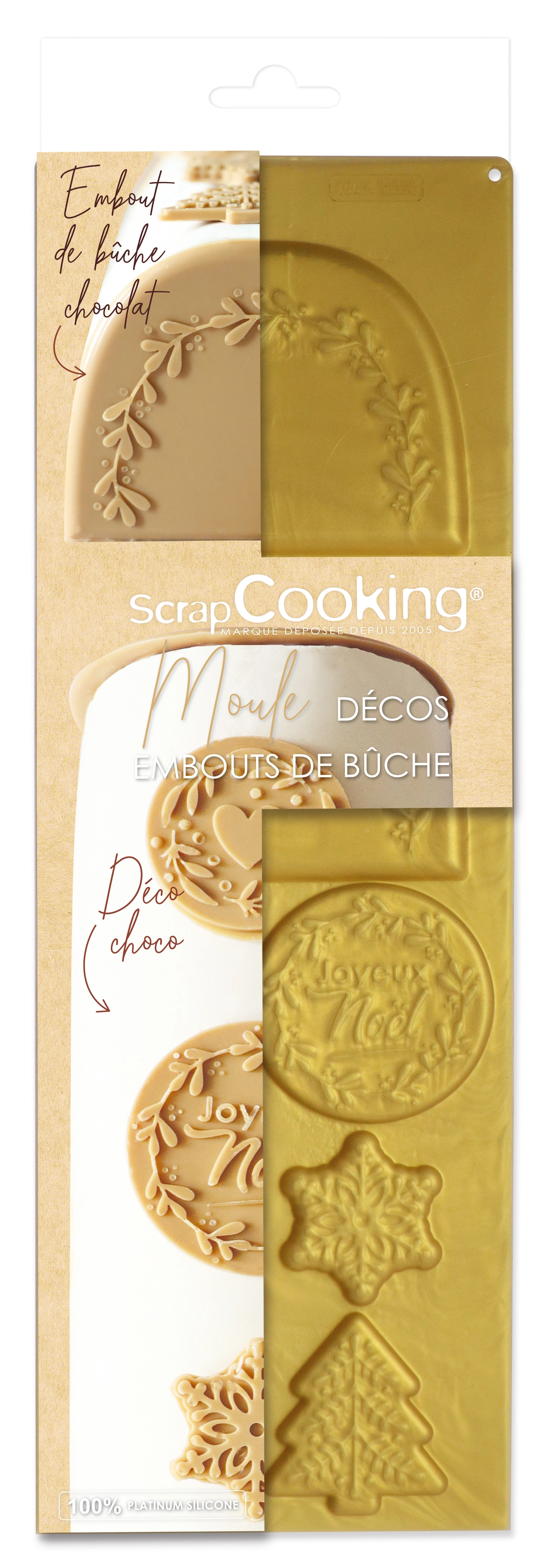 Schockoladenform für Bûche