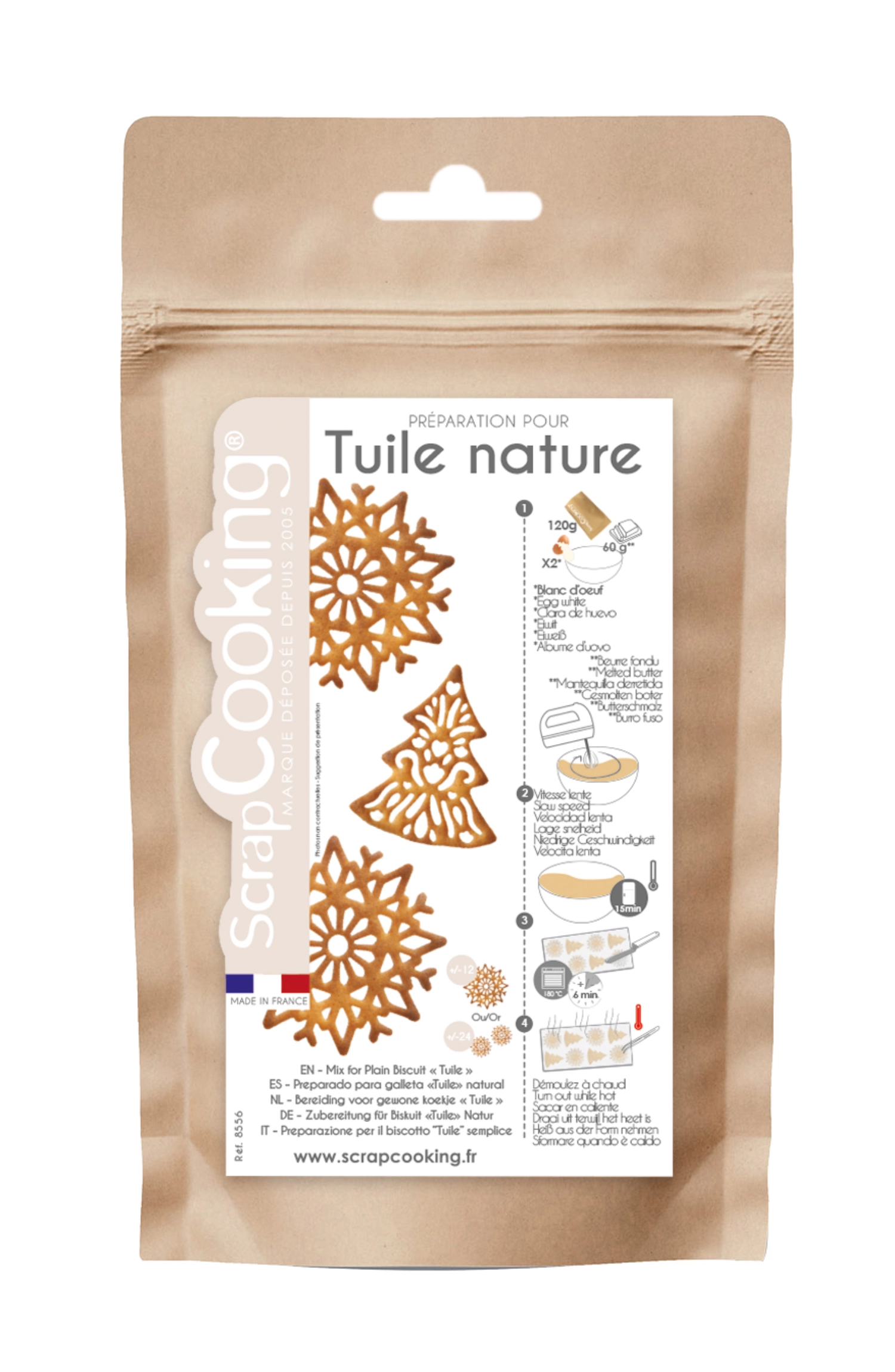 Fertigmischung für Tuile Biscuits