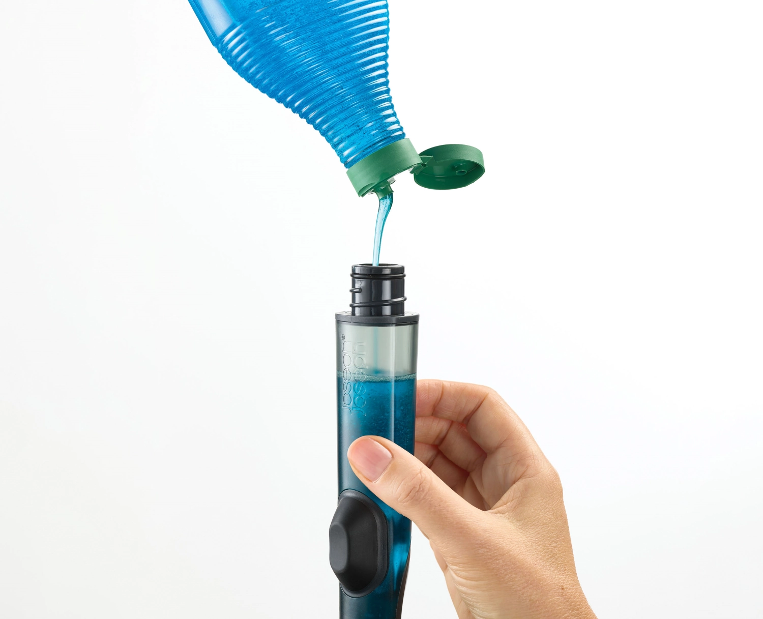 SinkTech Spülbürste mit Seifenspender und Ersatzkopf