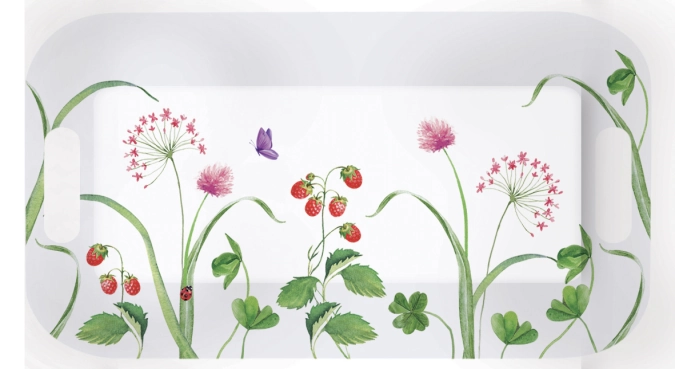 Plateau avec poignées En plain air