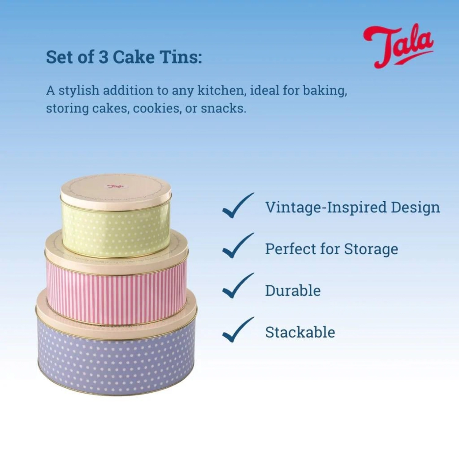 3tlg. Kuchendosenset