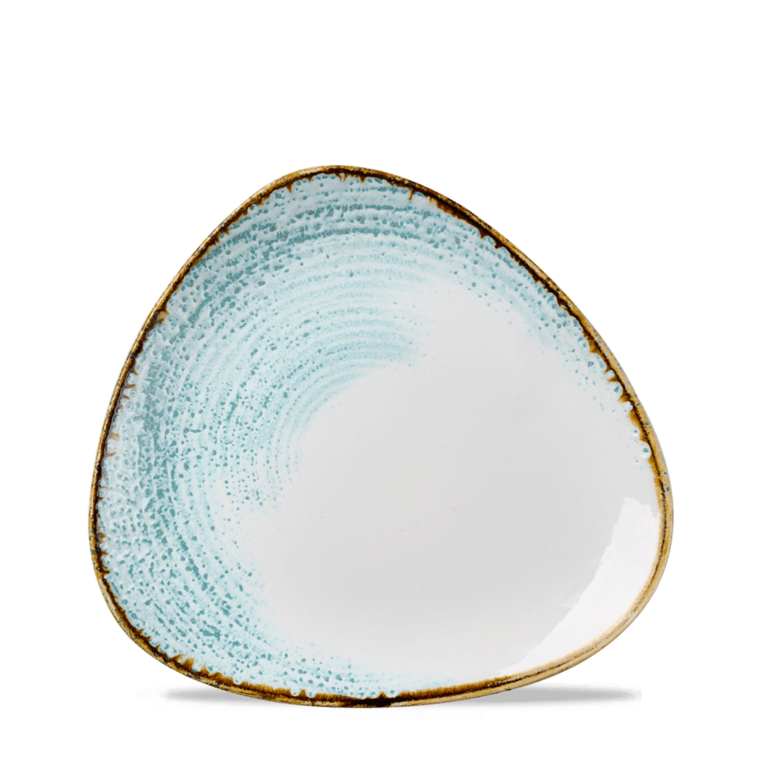 S.P. Homespun Accents Assiette triangulaire Aquamarine