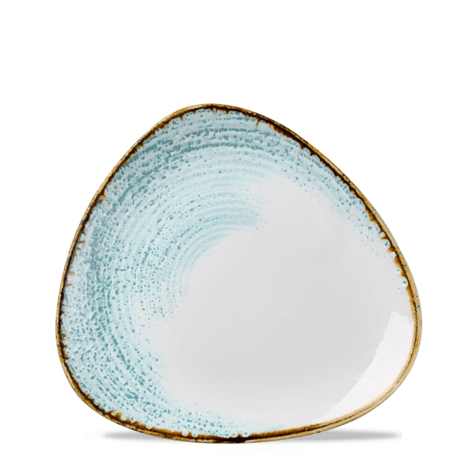 S.P. Homespun Accents Assiette triangulaire Aquamarine
