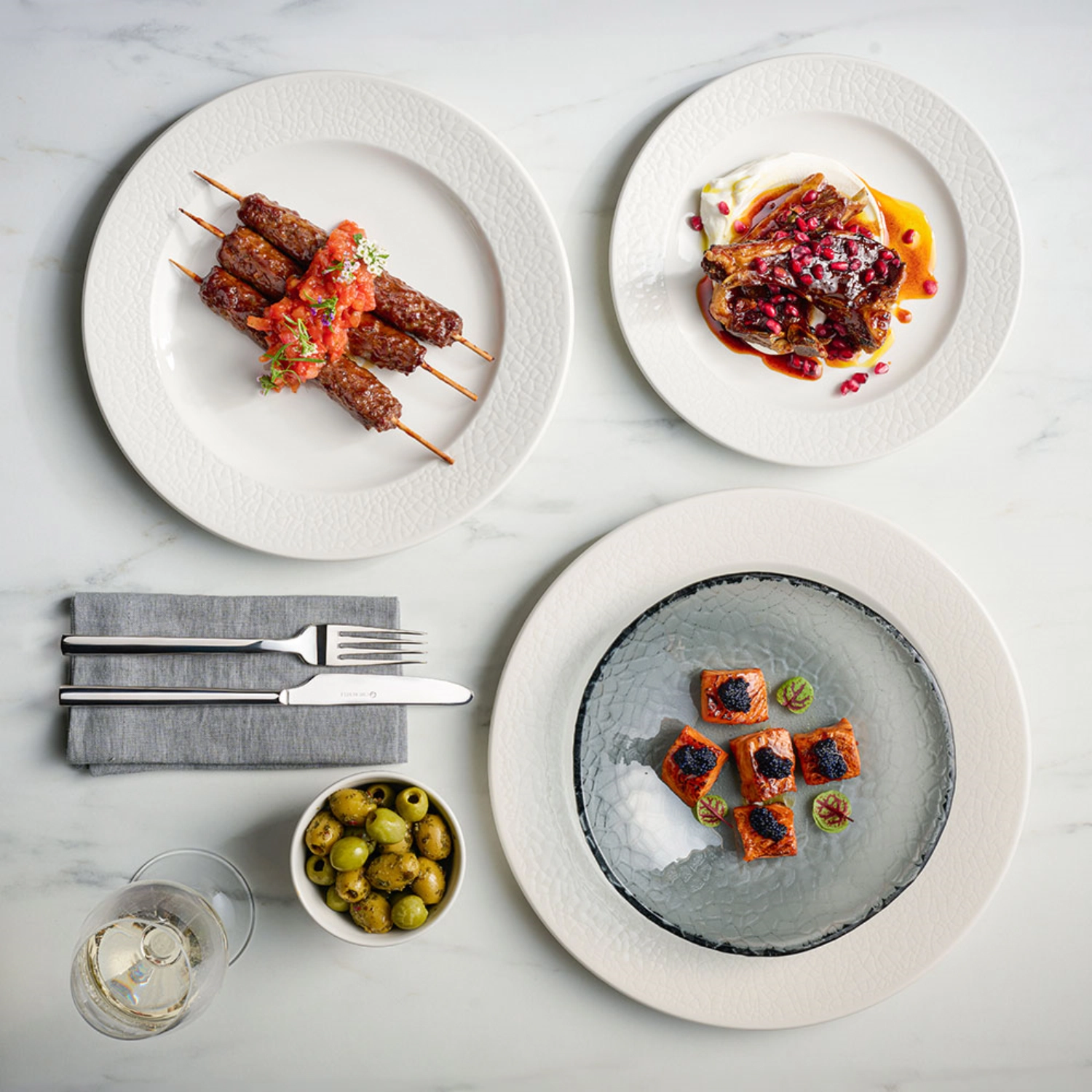 Assiette Viana avec pied