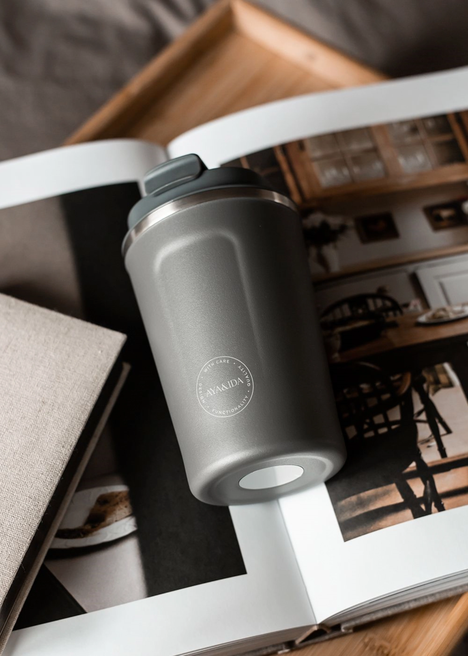 CUP2GO Tasse 380ml Dark Grey