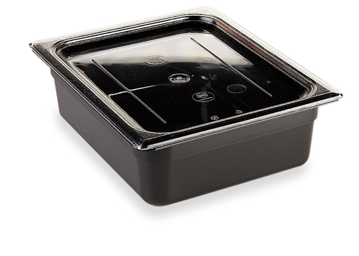 Bac GN 1/2-100mm PC Noir