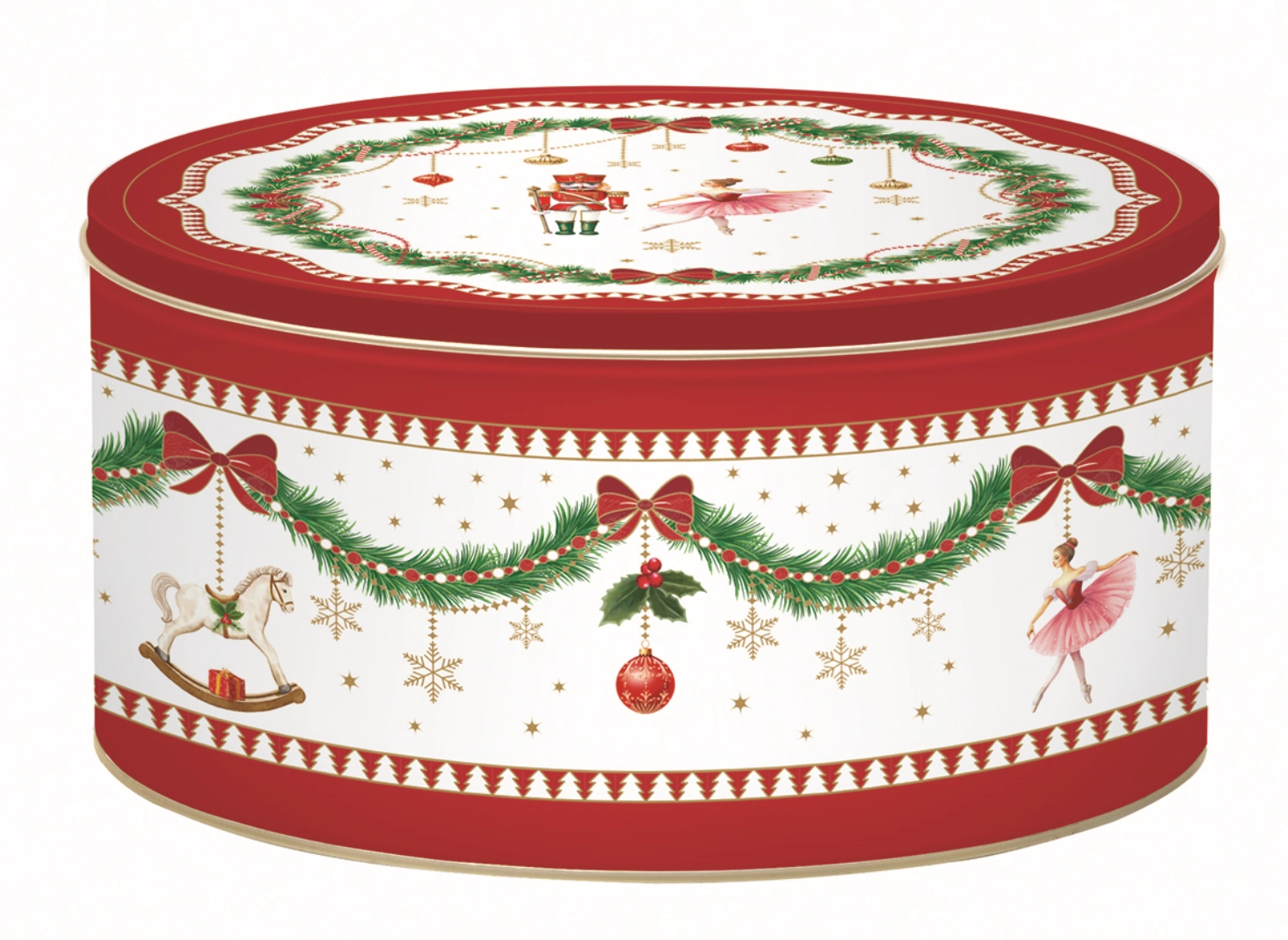 Set de 3 boîtes de rangement cookies Noël