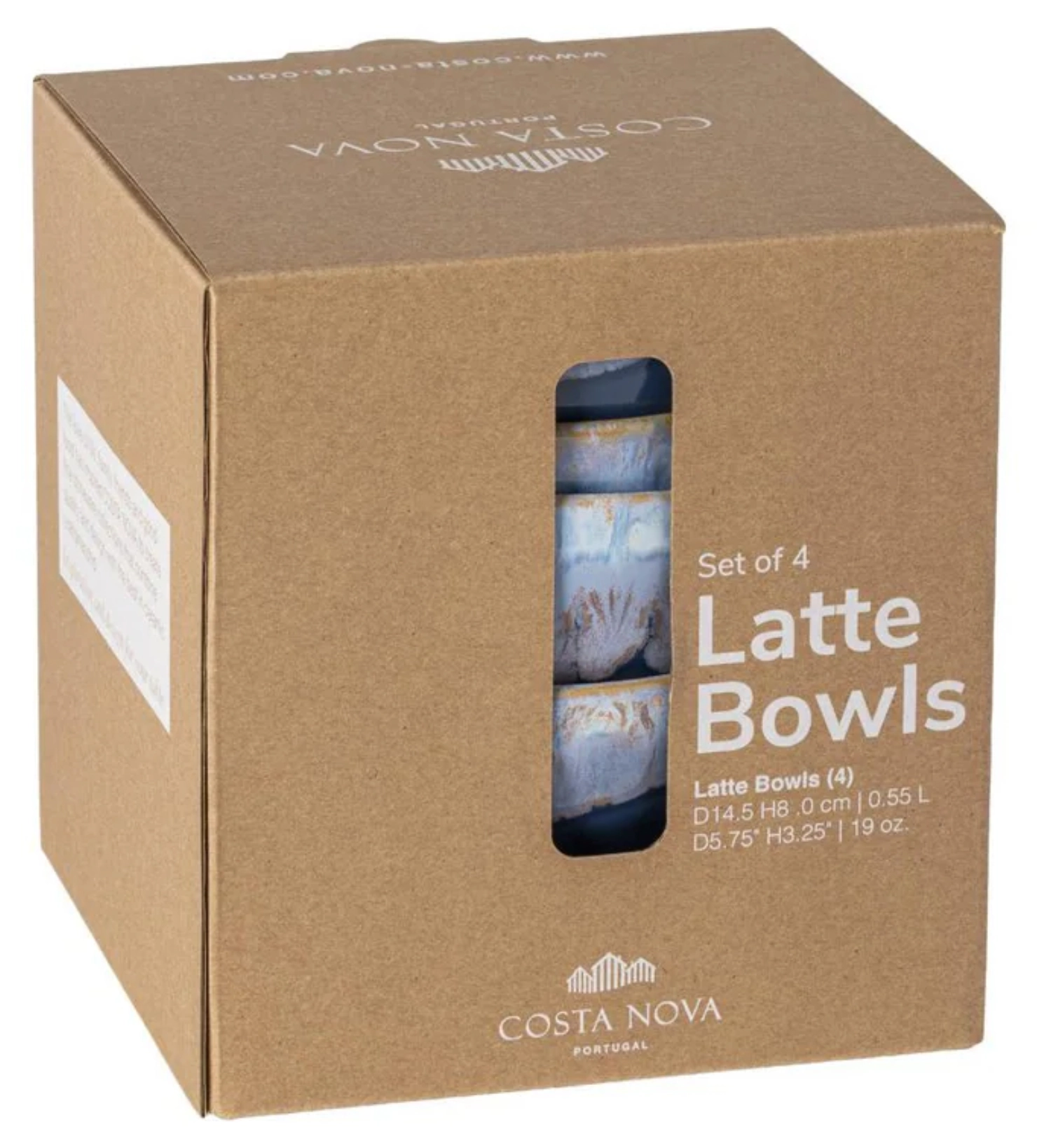 4er Set Latte Bowls Schale